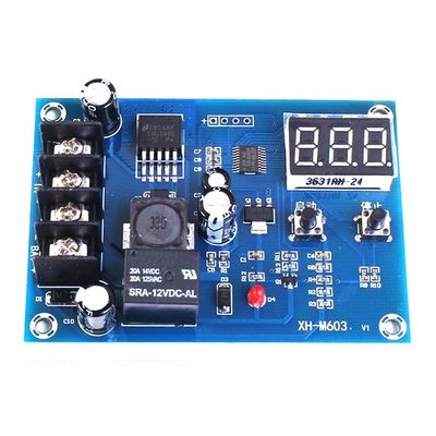 XH-M603 12-24 فولت تخزين بطارية الليثيوم شاحن التحكم مفتاح حماية لوحة مع شاشة LED
