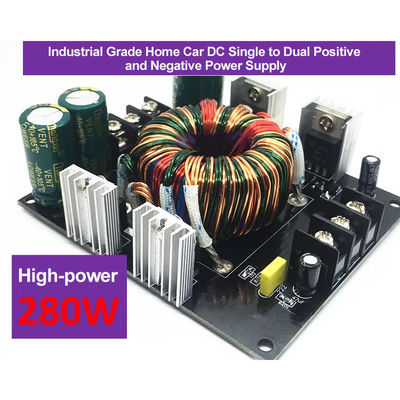 DC إلى محول DC مكبر السيارات مزدوج الطاقة لوح واحد 12V إلى 24V 35V سوبووفر تعزيز