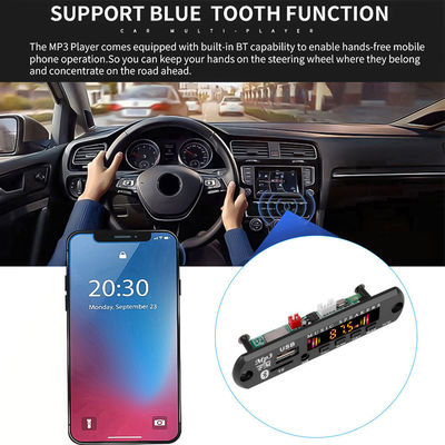 قم بتحديث صوت سيارتك باستخدام جهاز بلايتر MP3 BT 5.0 وحدة راديو TF FM USB وشاشة ملونة