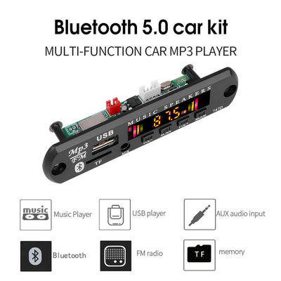 قم بتحديث صوت سيارتك باستخدام جهاز بلايتر MP3 BT 5.0 وحدة راديو TF FM USB وشاشة ملونة