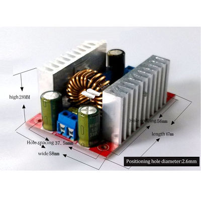 400W 15A DC Step-up Boost Inverter Converter Board لوحدة إمدادات الطاقة LED Driver