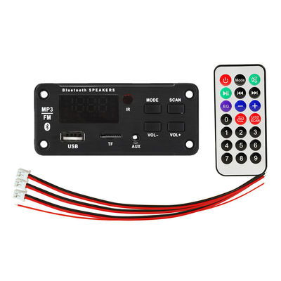وحدة تضخيم صوت السيارات 50W Bluetooth 5.0 مع راديو USB TF FM وقنوات 5.0