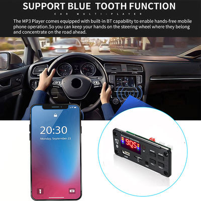 وحدة تضخيم صوت السيارات 50W Bluetooth 5.0 مع راديو USB TF FM وقنوات 5.0