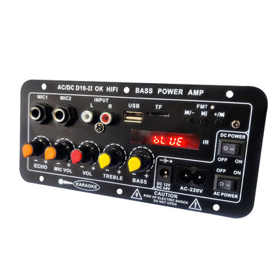 لوحة مكبرات D10-II لـ 4 أوم 40W مكبرات الصوت 110V 220V 12V 24V وحدة صوتية سوبووفر