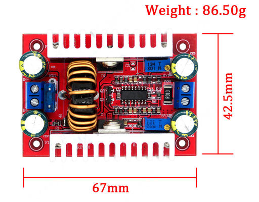 3-5 فولت DC 400W 15A Step-up LED Driver Charger وحدة إمدادات الطاقة لزيادة الجهد