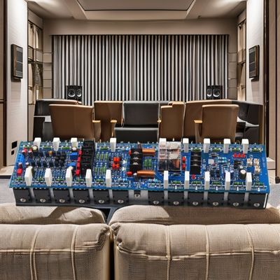 لوحة مكبر محترف 2x1000W 24 Tube 5200 1943 وحدة مكبر مرحلة عالية الطاقة