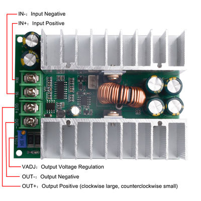 وحدة 500 واط قابلة للتعديل للطراز القياسي للتركيب DC-DC CC CV Buck Converter