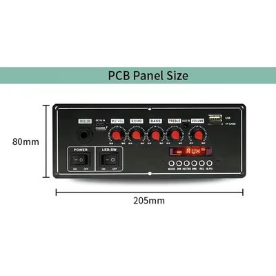 وظيفة مسجل الصوت 2x20W 7.4V الميكروفون السلكي اللاسلكي عربة مكبر الصوت صوت Bt مكبر مكبرات الصوت