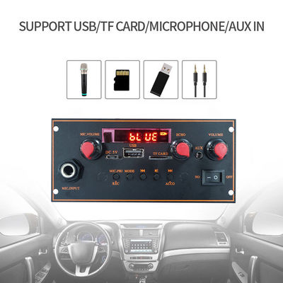 2x10W 3.7V ستيريو حقيقي Bt Trolley ستيريو بطاقة أم MP3 Decoder Amplifier Board مع وظيفة الميكروفون