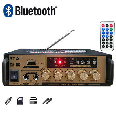 مكبر الصوت المنزلي ميني 12 فولت بدون خسارة U Disk Radio مع قنوات 2 2.0 و BT Board