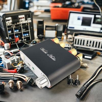 50W * 2 BT 5.0 مكبر الطاقة الصوتي وحدة لوحة 2.0 مكبر جهاز الاستيعاب ستيريو مزدوج القناة