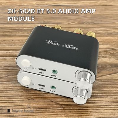 50W * 2 BT 5.0 مكبر الطاقة الصوتي وحدة لوحة 2.0 مكبر جهاز الاستيعاب ستيريو مزدوج القناة