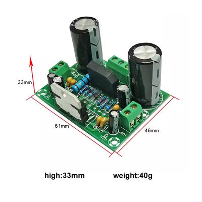 لوحة مكبر مكونة من 100 واط مع إمدادات طاقة مزدوجة AC12-32V لقنوات 2