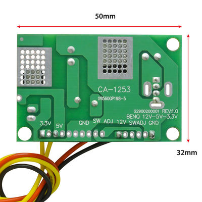 12V إلى 5V إلى 3.3V وحدة إمدادات الكهرباء LCD لوحة محول DC مع الدائرة المتكاملة