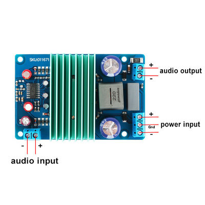 لوحة مكبرات صوت رقمية HIFI من الدرجة D 250W مع LM3886 لأنظمة الصوت المهنية