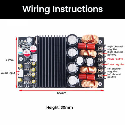 TPA3255 Audiophile 300W Bi-Channel Stereo Module لوحة مكبرات صوت رقمية للصوت المهني
