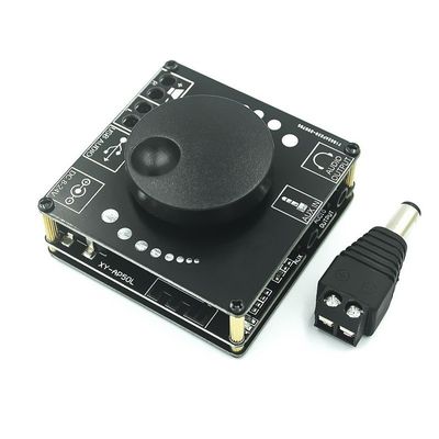 2x50W مكبر الصوت مزدوج القناة 3.5mm أوكس الصوت ستيريو BT 5.0 أمبير رقمية HIFI لوحة مكبر الطاقة