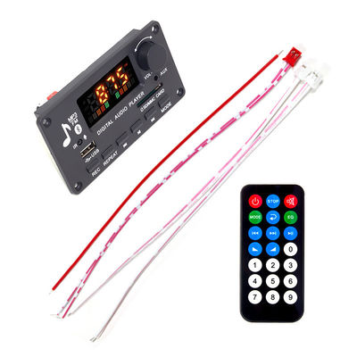 بطاقة أساسية قوية 2x40W Bluetooth Module Car Amplifier مع دعم تنسيق الصوت APE وعمر البطارية 20 + ساعة