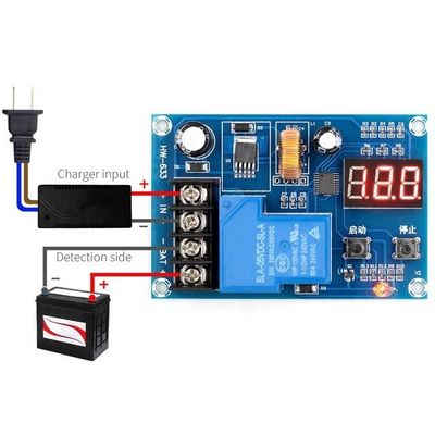 XH-M604 وحدة التحكم في شحن البطارية العرض الرقمي كامل الطاقة قبالة حماية مفتاح الطاقة ICs