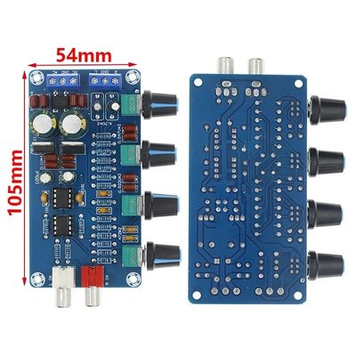 4 قنوات مكبر المنزلي NE5532 وحدة استرييو Preamp مع أجهزة استقبال دائرة التحكم في الصوت