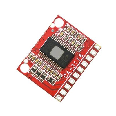 وحدة تضخيم الطاقة TPA3116D2 ذات القناة المزدوجة 50W مع DC 4.5V ~ 24V وبدون ضوضاء POP لوحة ستيريو الصوتية