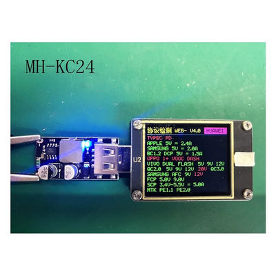 لوحة تحويل تعزيز مزدوج USB خطوة إلى أسفل وحدة إمدادات الطاقة QC3.0 QC2.0 6-32V 9V 12V 24V