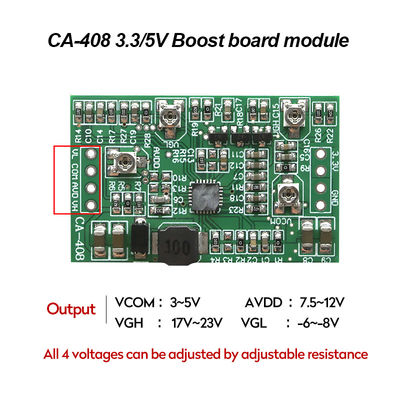 صورة كريتال CA-408 لوحة LCD TCON متكاملة 5v DC-DC بوك بوست موديل مع 4 إمدادات الطاقة التلفزيونية LED قابلة للتعديل VGL VGH VCOM.AVDD