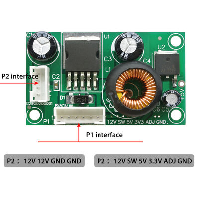 وحدة إمدادات الطاقة BENQ LED LCD 12V إلى 5V إلى 3.3V لوحة تحويل الجهد