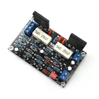 100 واط DC 35 فولت C1-001 لوح مكبر صوت HIFI القناة الواحدة مع أنابيب 2SC5200 2SA1943