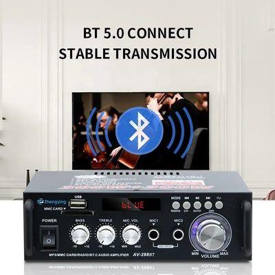 مكبر الصوت اللاسلكي BT 2.0Stereo Audio Amplifier LDZS AV-298BT لمكبرات السيارات و KTV Home
