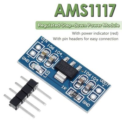 AMS1117 3.3V Module ICs لتطبيقات إمدادات الطاقة من 1.5V 1.8V 2.5V 3.3V
