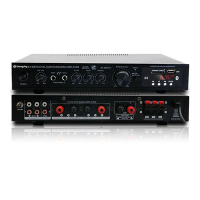 نظام KTV للمسرح المنزلي لوحة مكبر محترف مع مدخلات ميكروفون 2 و LDZS 5.1 Channel Nobsound Stereo Mixer