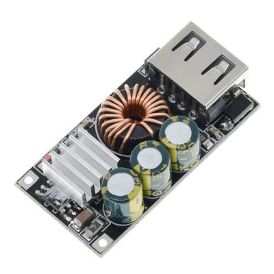 شحن الهاتف المحمول في حالات الطوارئ مع QC3.0 لوح الشحن السريع DIY ومصدر الطاقة 24W