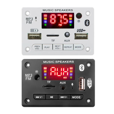 وحدة مشغل MP3 BT 5.0 اللاسلكية مع 6-12 فولت DC ودعم الصوت بدون خسائر لأنظمة صوت السيارات