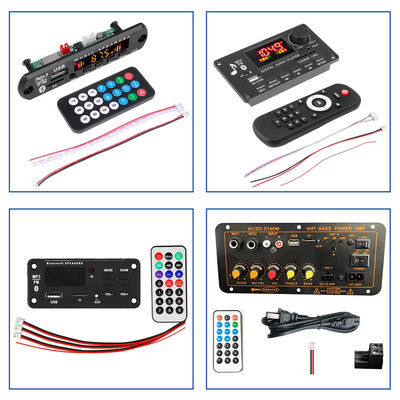 وحدة مشغل MP3 BT 5.0 اللاسلكية مع 6-12 فولت DC ودعم الصوت بدون خسائر لأنظمة صوت السيارات