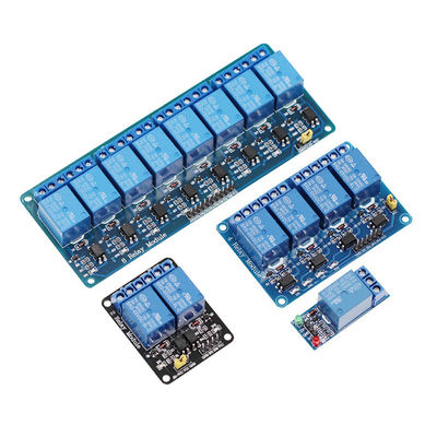 شاشة 5 فولت / 12 فولت / 24 فولت عالية ومنخفضة المستوى لجهاز Arduino 1 2 4 6 8 Channel Relay Module
