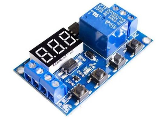 لوحة التبديل المختومة 12 فولت الرقمية LED العرض على / خارج جهاز ضبط التوقيت رلاي للتصنيع PCB
