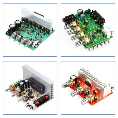 مكبرات الصوت المنزلية DIY 250W مكبرات الصوت ذات الطاقة العالية لوحة مزدوجة AC22-26 مقارنات خطية لوحة الصوت السفلي