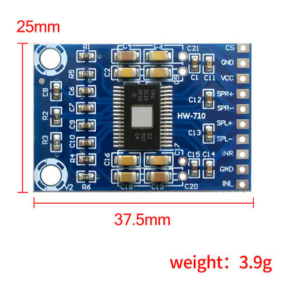 مكبر صوت منزلي TPA3116D2 لوحة صوتية DC 12V-24V 2x50W قناة مزدوجة مكبر صوت رقمي صغير من الفئة D