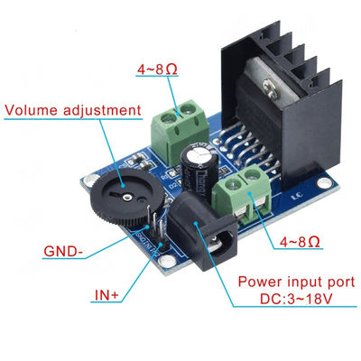 TDA7266 لوحة مكبر الصوت 2 قنوات وحدة مكبر صوت ستيريو 15W + 15W لتوسيع مكبرات الصوت HIFI