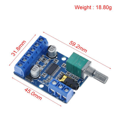 30Wx2 لوحة مكبرات صوتية ستيريو عالية الطاقة مع 12V / 24V إمدادات الطاقة لمشاريع الصوت DIY