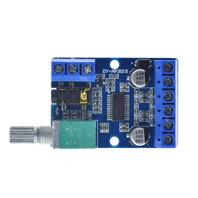 طاقة 30Wx2 لوحة مكبرات صوتية ستيريو رقمية 12V/24V مصدر الطاقة DIY DY-AP3015 لوحة صوتية