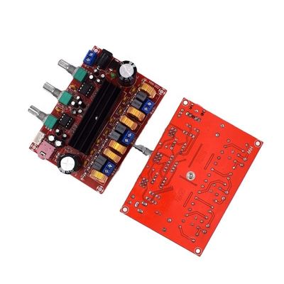 TPA3116D2 وحدة الصوت 2.1 القناة الطبقة D لوحة مكبر الطاقة مع 200W الطاقة الخارجة و DC12-24V الجهد العريض