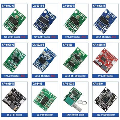 100W*2 TPA3116D2 BT قناة مزدوجة وحدات مكبر الصوت الرقمي لمعدات الصوت