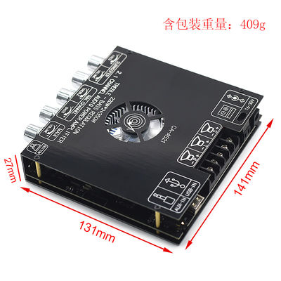 CA-AS21 2.1 قناة BT Subwoofer Amplifier لوحة صوتية 2 * 220W + 350W 12-24V AMP