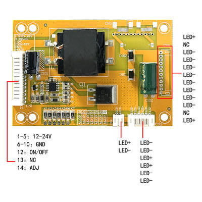 CA-399 LED الخلفية لوحة للقيادة 100*70 مللي متر الإدخال الافتراضي 200ma