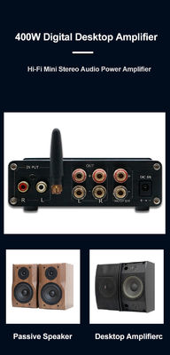 مكبر طاقة الصوت المنزلي 100W * 2 + 200W مع Bluetooth 5.0 و 2.1 Channel Mini HiFi Stereo Class D Amp الرقمي