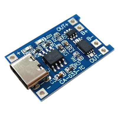 CA-033 لوحة شحن USB Micro Type-C 5V مزدوجة الوظيفة 1A Li-Ion Lithium Battery Charger Module 18650 TP4056 ICs المنتج