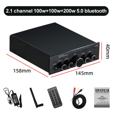 2.1 قناة 100W الطاقة الخارجة اللاسلكية Bluetooth الصوت الرقمي HIFI مكبر الطاقة للصوت المنزلي
