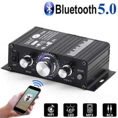 AK-270 12 فولت قوة صغيرة مكبر صوت بلوتوث 2.0 خروج قناة HIFI مكبر طاقة مصغر لنظام صوت المسرح المنزلي